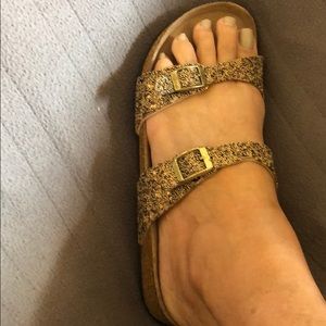 Birkies L8 39 55 slip ons - almost new condition